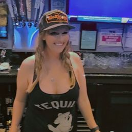 Beautiful Megan tending bar tonight!