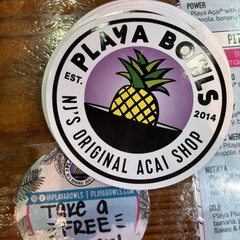 Playa Bowls - Free stickers - Acai Bowls Near Me - Glastonbury, Connecticut Playa Bowls - Free stickers - Acai Bowls Near Me - Glastonbury, Connecticut