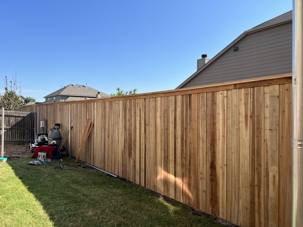 Slide of Grizzly Fence and Patio