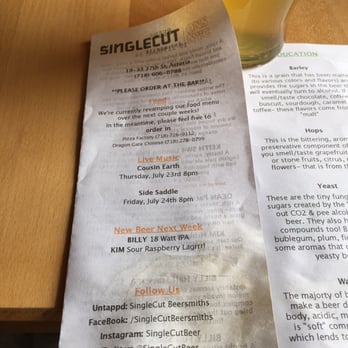 SingleCut Beersmiths - Cool attitude - Breweries Near Me - Astoria, New York