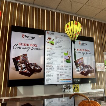 OKOME すし - Menu - Coffee & Tea Near Me - Fresno, California OKOME すし - Menu - Coffee & Tea Near Me - Fresno, California
