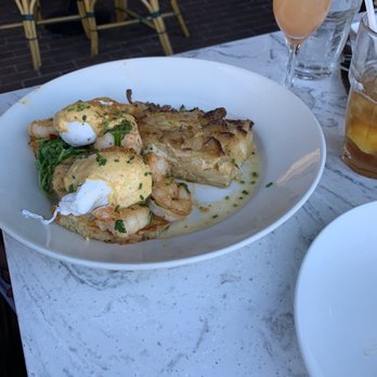 Great Maple - Eggs Cajun Shrimp Biscuit Benedict - New American Near Me - Newport Beach, California Great Maple - Eggs Cajun Shrimp Biscuit Benedict - New American Near Me - Newport Beach, California