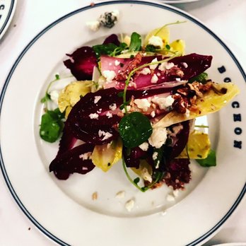 Bouchon - Salade de Cresson et d'Endives au Roquefort, Pommes et Noix endive salad with Fuji apples, Roquefort & walnuts with walnut vinaigrette - French Near Me - Las Vegas, Nevada
