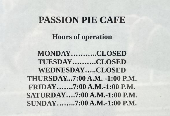 Menu photo 4 Passion Pie Cafe Truth or Consequences, NM