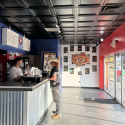 Lobby and menu board
