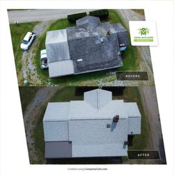 John McClung Roofing - Before and After!