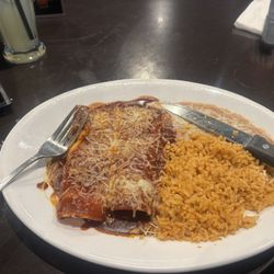 Javi's Fine Mexican Food Restaurant - Chicken mole enchiladas