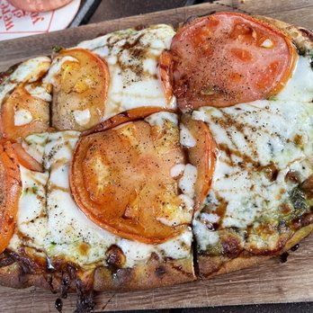 Taps & Apps - Mac Nut Margherita flatbread - New American Near Me - Mililani, Hawaii Taps & Apps - Mac Nut Margherita flatbread - New American Near Me - Mililani, Hawaii