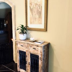 Wall Decor & More Interiors - Mango wood cabinet.