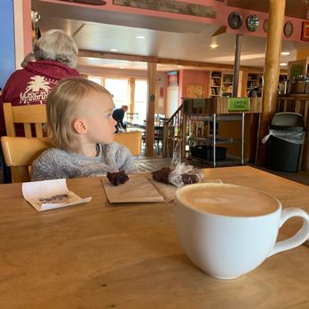 Cafe Nomad - Small Snickerdoodle latte, homemade brownie, sweet girl. - Coffee & Tea Near Me - Norway, Maine