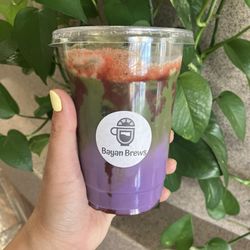 Bayan Brews - Strawberry Ube Matcha