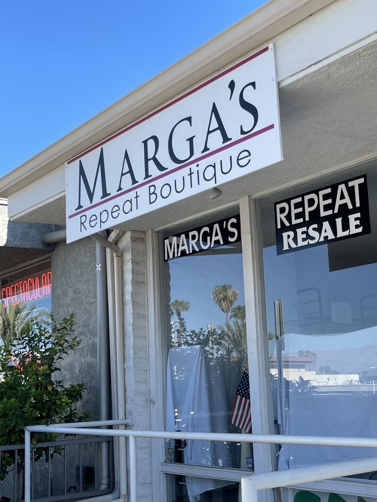 MARGA’S REPEAT BOUTIQUE Updated October 2024 73900 El Paseo, Palm