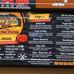 The Melting Station - Menus