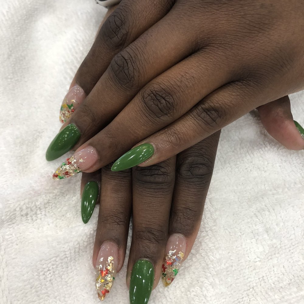 The nails I walked in with...two weeks old The nails I walked in with...two weeks old