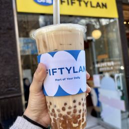 Large Golden Boba Milk Tea. Large Golden Boba Milk Tea.