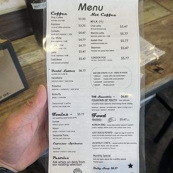 Doshi House - Menu - Coffee & Tea Near Me - Houston, Texas