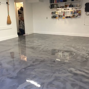 Garagewerx of Texas - A gray metallic floor - Flooring Near Me - Plano, Texas Garagewerx of Texas - A gray metallic floor - Flooring Near Me - Plano, Texas