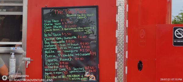 Menu photo 1 The Taco Place San Antonio, TX Menu photo 1 The Taco Place San Antonio, TX
