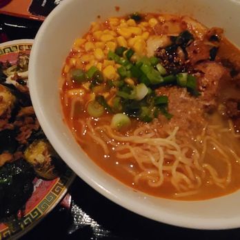 RAMEN-SAN - Kimchi and fried chicken ramen (in chicken broth). - Ramen Near Me - Chicago, Illinois RAMEN-SAN - Kimchi and fried chicken ramen (in chicken broth). - Ramen Near Me - Chicago, Illinois