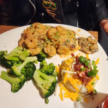 Outback Steakhouse - Salmon with a shrimp covered sauce - Steakhouses Near Me - National City, California