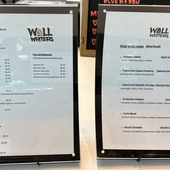 Wall Writers Coffee - Menu - Coffee & Tea Near Me - Irvine, California Wall Writers Coffee - Menu - Coffee & Tea Near Me - Irvine, California