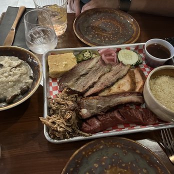 Pidekeai - BBQ Combo and a side of mushroom risotto - Barbeque Near Me - Aguadilla, Puerto Rico