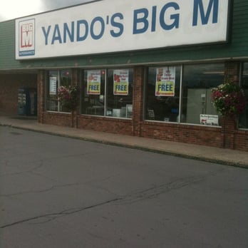 Yando's Big M Supermarket - the front of the store - Grocery Near Me - Plattsburgh, New York Yando's Big M Supermarket - the front of the store - Grocery Near Me - Plattsburgh, New York