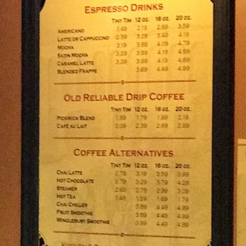 Mugby Junction - a menu for a coffee shop - Coffee & Tea Near Me - Winona, Minnesota