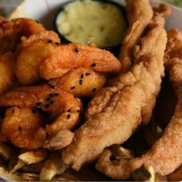 Afro Bourbon Jumbo Shrimp & Ling Whiting Combo
