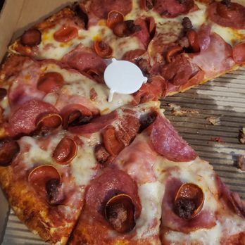 Mountain Mike's Pizza - , I can only find ham and pepperoni don't know where the sausage or any of the other meats went - Pizza Near Me - Highland, California Mountain Mike's Pizza - , I can only find ham and pepperoni don't know where the sausage or any of the other meats went - Pizza Near Me - Highland, California