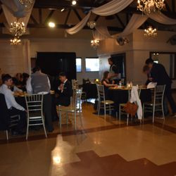 951 Event Center - A beautiful view of the hall -- elegant, spacious, and perfectly set up for our guests to enjoy the evening.