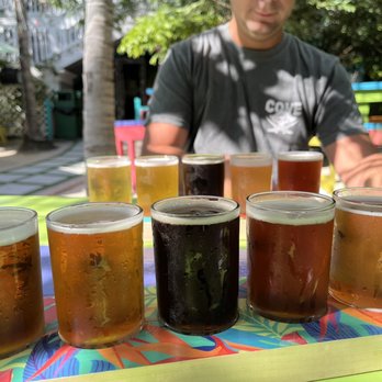 Florida Keys Brewing - beer flights - Breweries Near Me - Islamorada, Florida