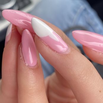 Nails BB - Next day example of how it hangs over my skin - Nail Salons Near Me - Long Beach, California
