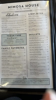 Menu photo 8 The Mimosa House Gold River, CA