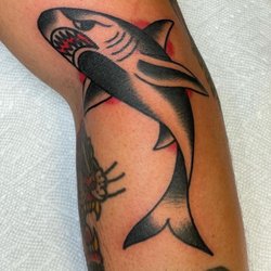 Flying Tiger Tattoo - Shark