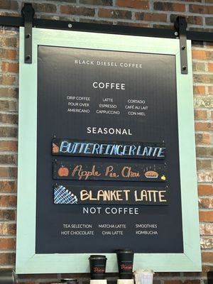 Menu photo 1 Black Diesel Coffee Ann Arbor, MI