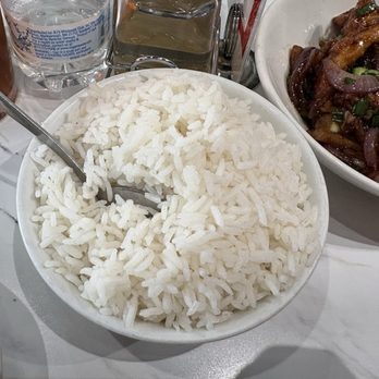 Sizzlin Stirfry Asian Bistro - White rice - Asian Fusion Near Me - Raleigh, North Carolina