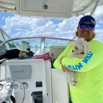Little Gasparilla Tours - Captain Willy and his sweet pup Pebbles - Boat Tours Near Me Little Gasparilla Tours - Captain Willy and his sweet pup Pebbles - Boat Tours Near Me