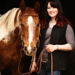 Jenna Letham Photography - Branding photo of equestrian trainer and her horse