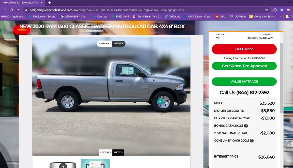 RAIRDON’S CHRYSLER DODGE JEEP RAM OF KIRKLAND 133 Photos & 989