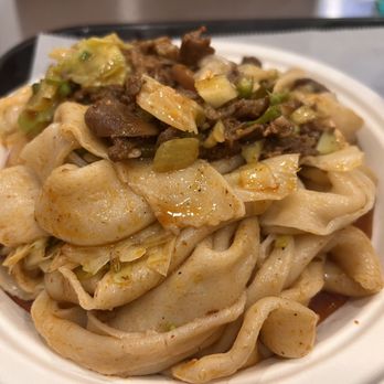 Xi’an Famous Foods - N1: spicy cumin lamb hand ripped noodles   Ig: feed_ally - Chinese Near Me - Flushing, New York