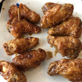 Bonchon Fayetteville - Small Wings, half spicy and half soy garlic - Chicken Wings Near Me - Fayetteville, Georgia Bonchon Fayetteville - Small Wings, half spicy and half soy garlic - Chicken Wings Near Me - Fayetteville, Georgia