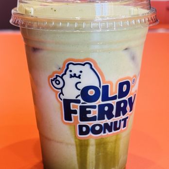 Old Ferry Donut  - Matcha latte - Donuts Near Me - San Gabriel, California