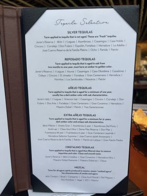 Menu photo 8 Javier's Irvine, CA Menu photo 8 Javier's Irvine, CA