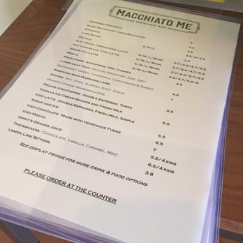 Macchiato Me - Menu - Cafes Near Me - Ashgrove, QLD