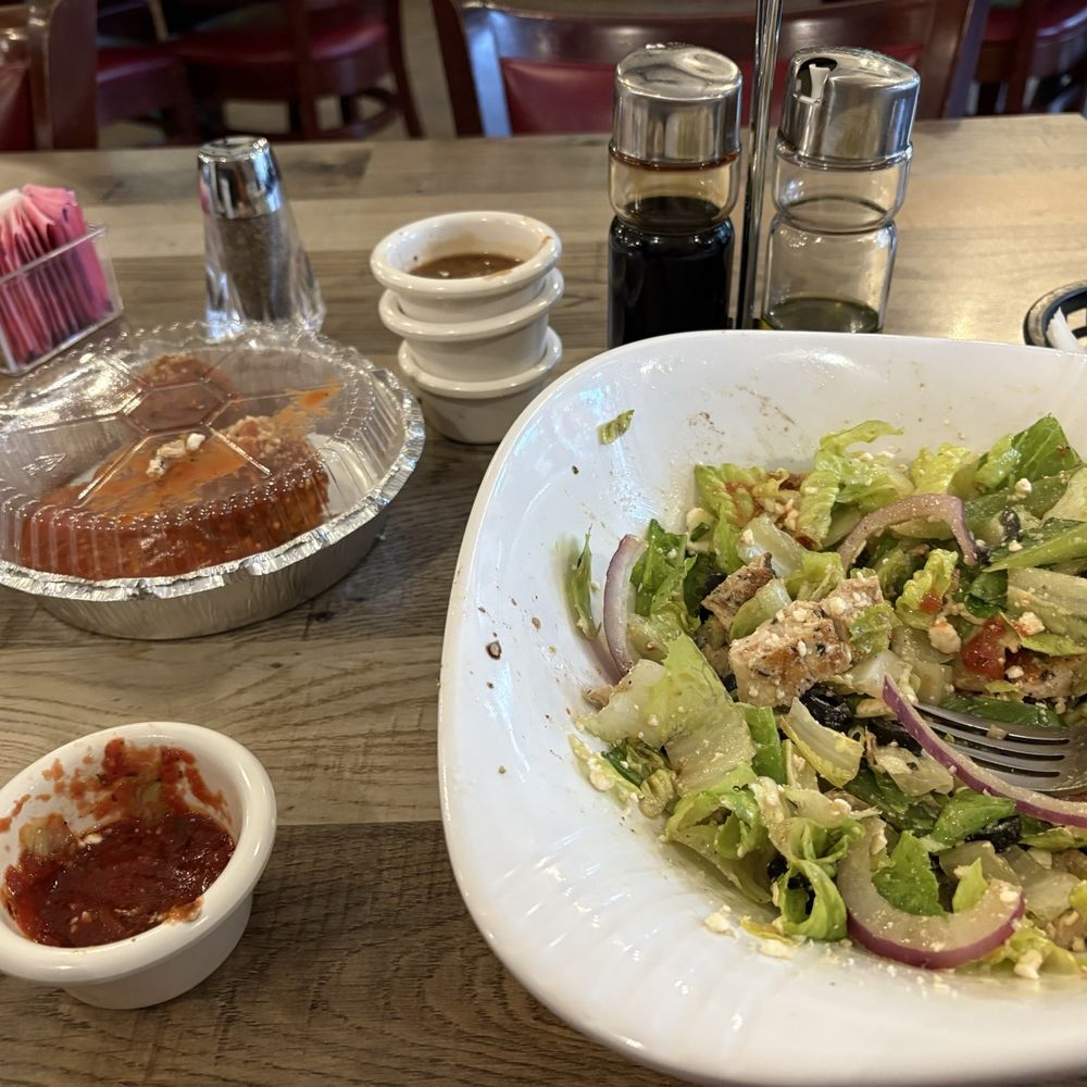 La Piazza - My meal- minus a meatball, that was digesting. - Desserts Near Me - Sherman, Texas
