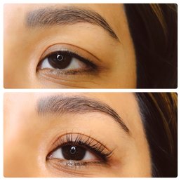 Lash tint and lift