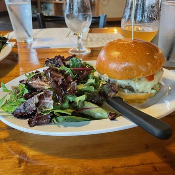 Druthers Brewing Company - Classic Cheeseburger with Greens - Burgers Near Me - Albany, New York Druthers Brewing Company - Classic Cheeseburger with Greens - Burgers Near Me - Albany, New York