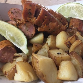 Chivas Express - Colombian sausage and potatoes (double) - Latin American Near Me - Hialeah, Florida Chivas Express - Colombian sausage and potatoes (double) - Latin American Near Me - Hialeah, Florida
