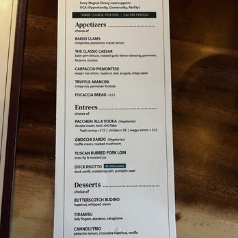 Osteria Ester - Magical dining menu - Italian Near Me - Orlando, Florida Osteria Ester - Magical dining menu - Italian Near Me - Orlando, Florida